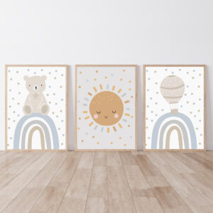 newborn blue αφισα με καδρο